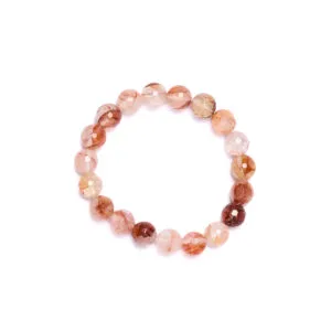 Bracciale elastico in Quarzo Ematoide