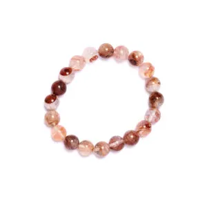 Bracciale elastico in Quarzo Ematoide