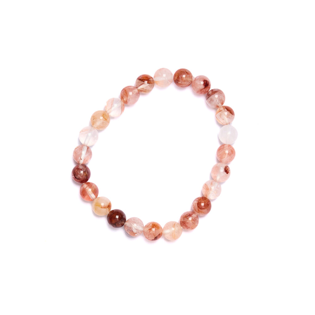 Bracciale elastico in Quarzo Ematoide