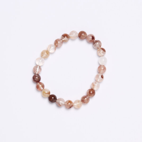 Bracciale elastico in Quarzo Ematoide