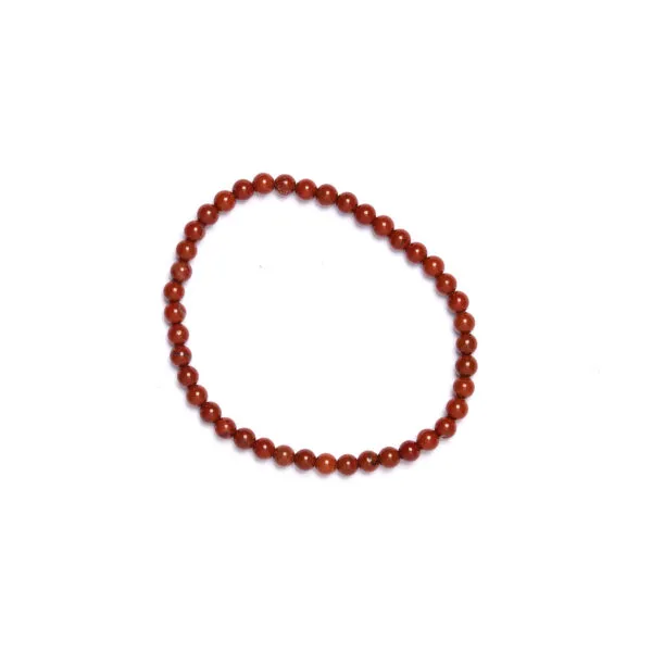 Bracciale elastico in Diaspro Rosso