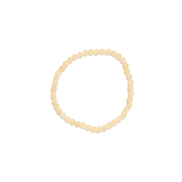 Bracciale elastico in Calcite Gialla
