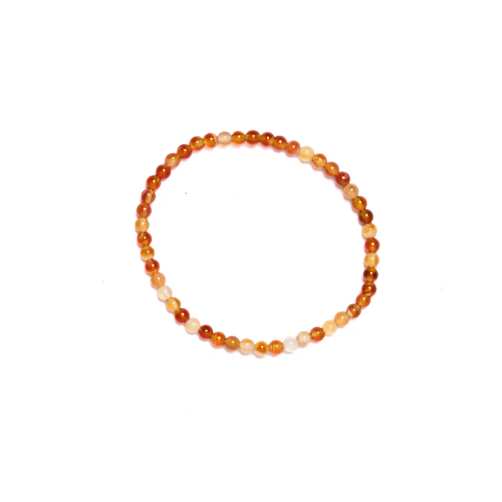 Bracciale elastico in Corniola
