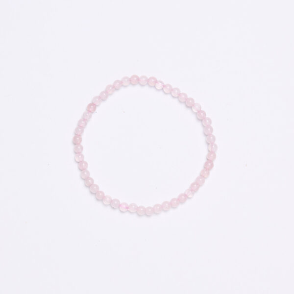 Bracciale elastico in Quarzo Rosa