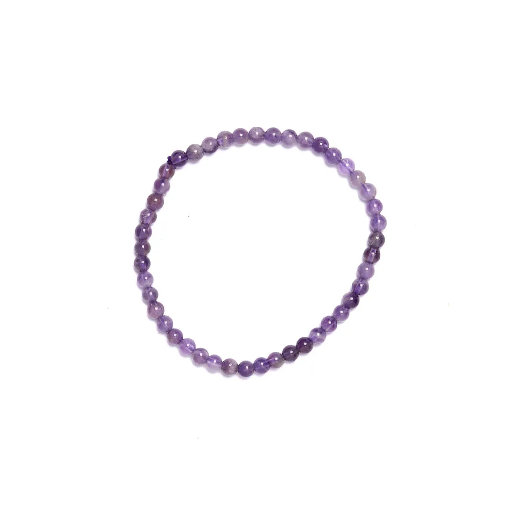 Bracciale elastico in Ametista