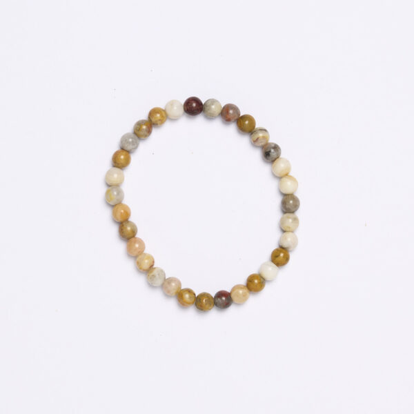 Bracciale elastico in Agata Crazy Lace