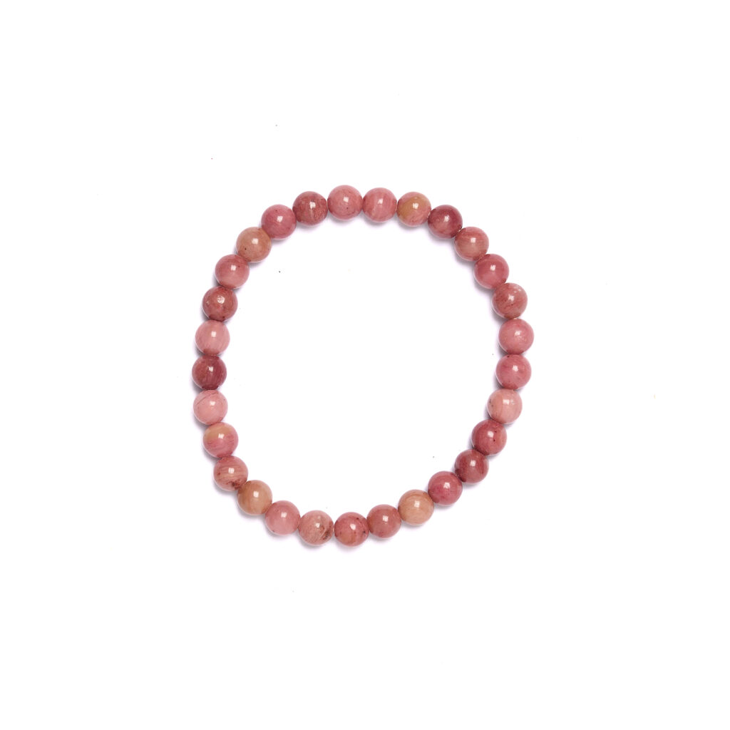 Bracciale elastico in Rodonite