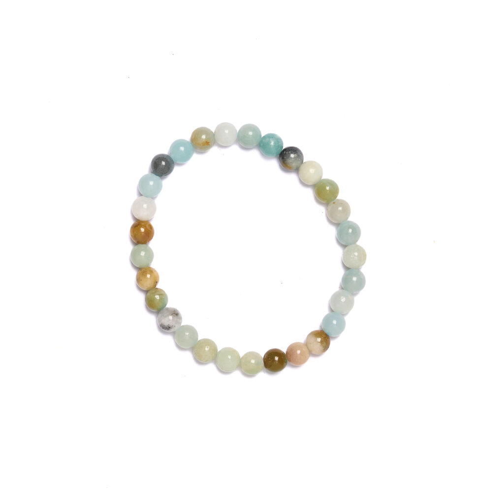 Bracciale elastico in Amazzonite
