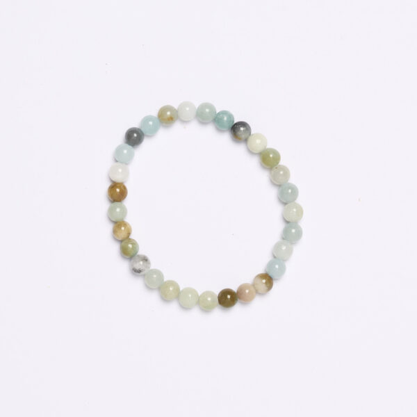 Bracciale elastico in Amazzonite