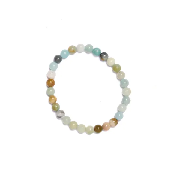 Bracciale elastico in Amazzonite