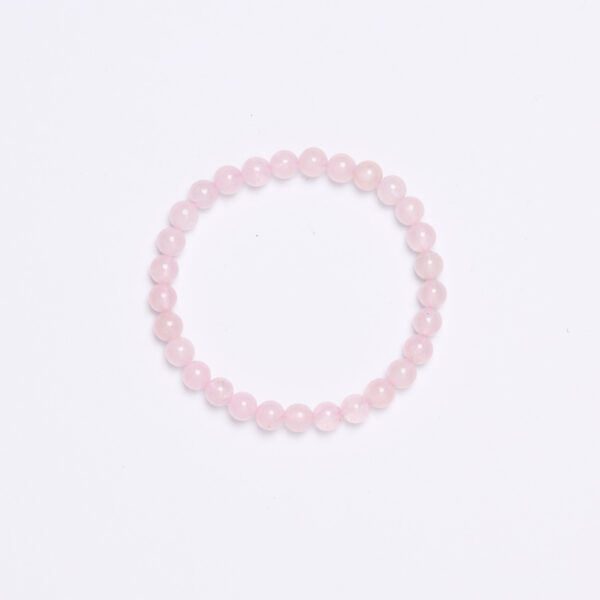 Bracciale elastico in Quarzo Rosa