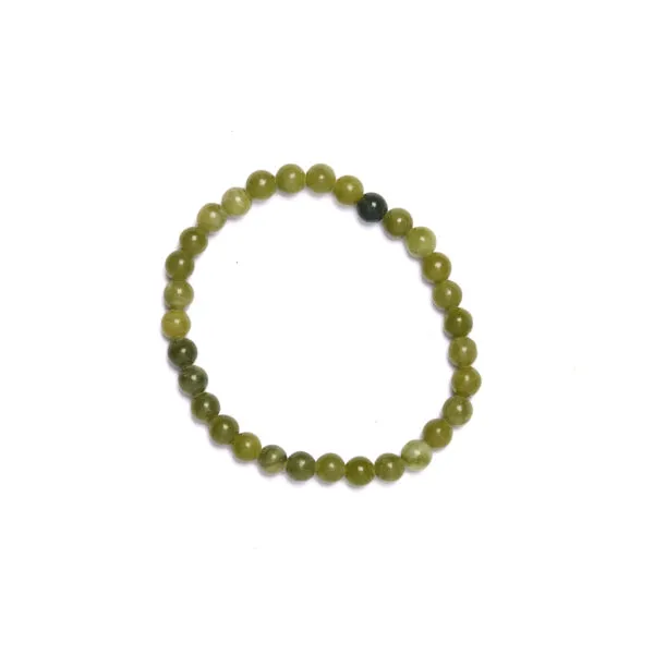 Bracciale elastico in Nefrite