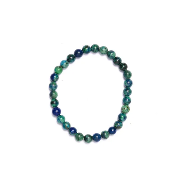 Bracciale elastico in Azzurrite