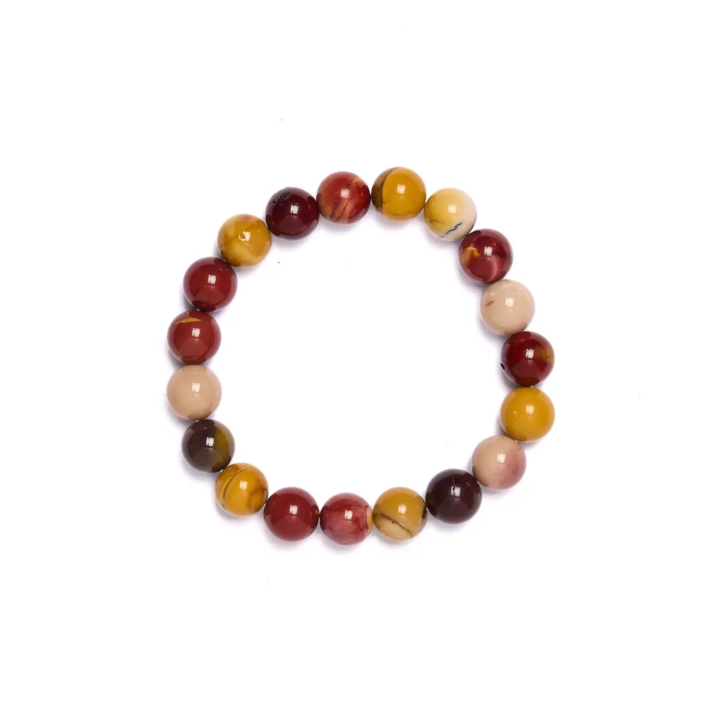Bracelet élastique 10mm Mokaite Ball