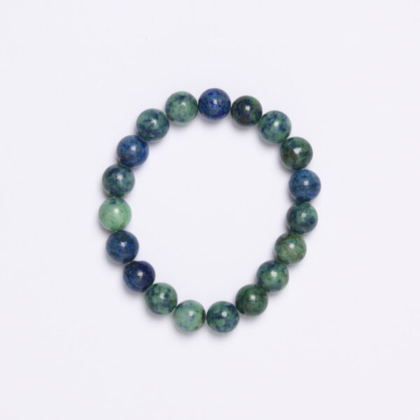 Bracciale Elastico in Azzurrite Crisocolla da 10mm