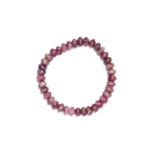 Bracciale elastico in Lepidolite