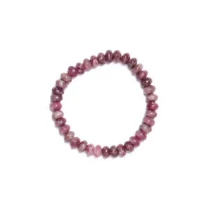 Bracciale elastico in Lepidolite