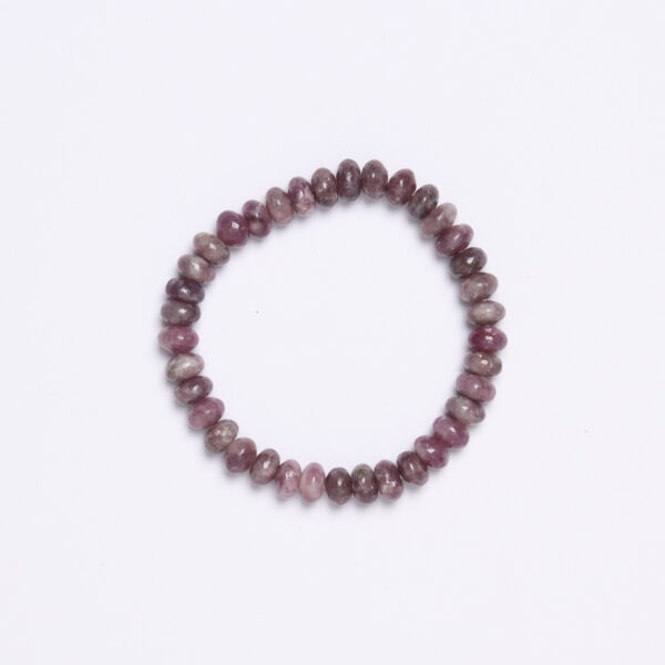 Bracciale elastico in Lepidolite