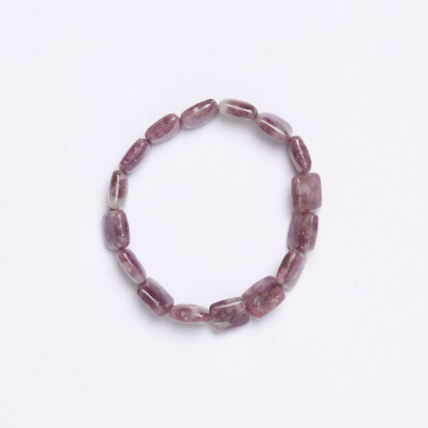 Bracciale elastico in Lepidolite