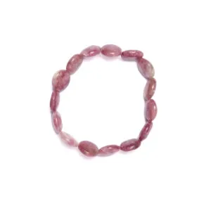 Bracciale elastico in Lepidolite