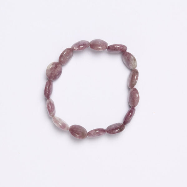 Bracciale elastico in Lepidolite