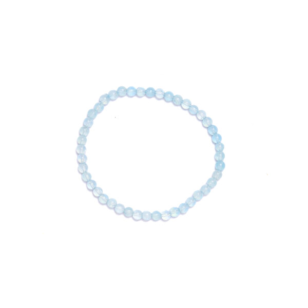 Bracciale elastico in Acquamarina