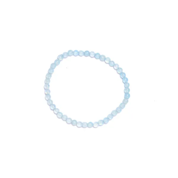 Bracciale elastico in Acquamarina