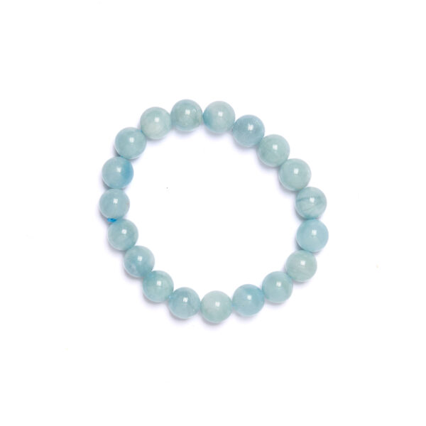 Bracciale elastico in Acquamarina