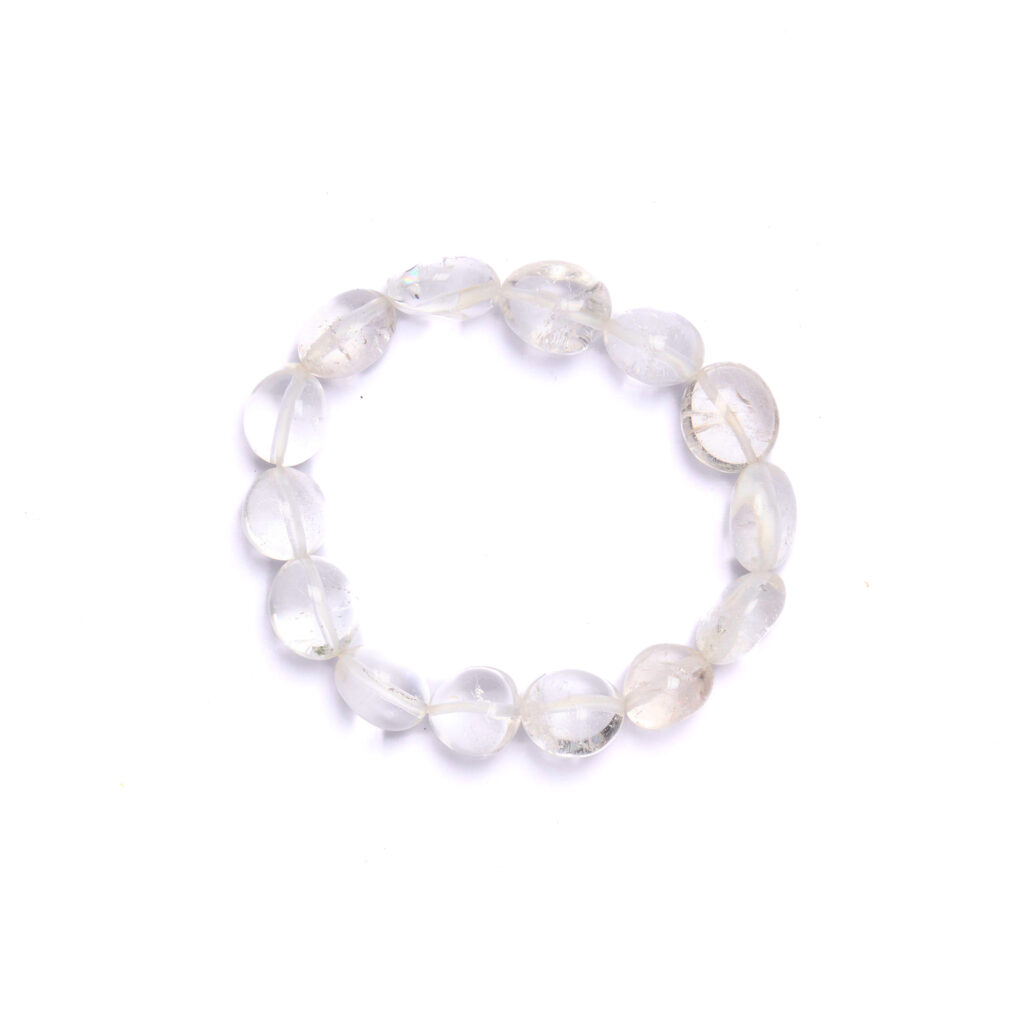 Bracciale elastico in Cristallo di Rocca