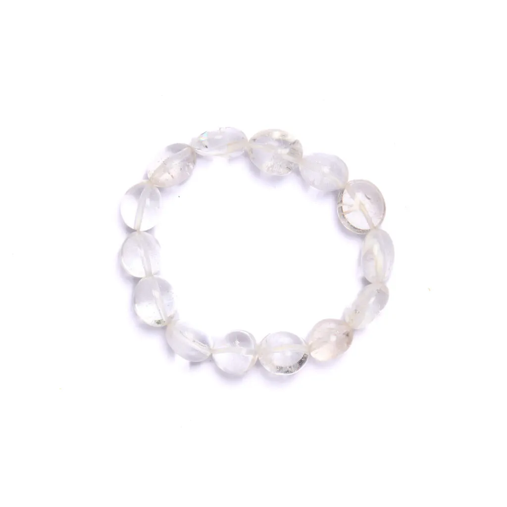 Bracciale elastico in Cristallo di Rocca