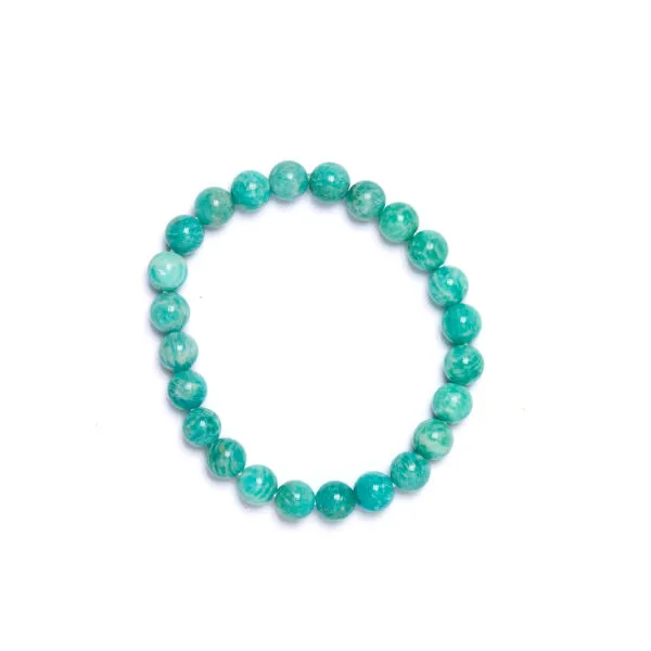 Bracciale elastico in Amazzonite
