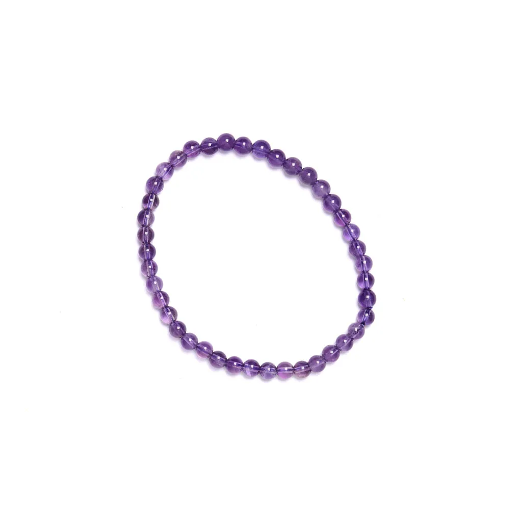 Bracciale elastico in Ametista
