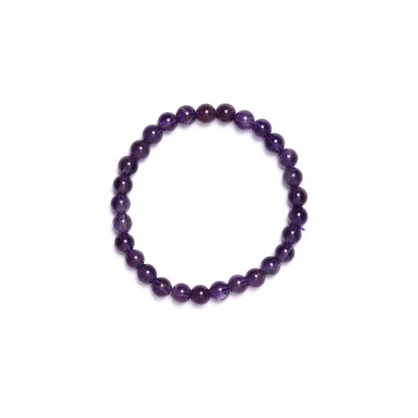Bracciale elastico in Ametista