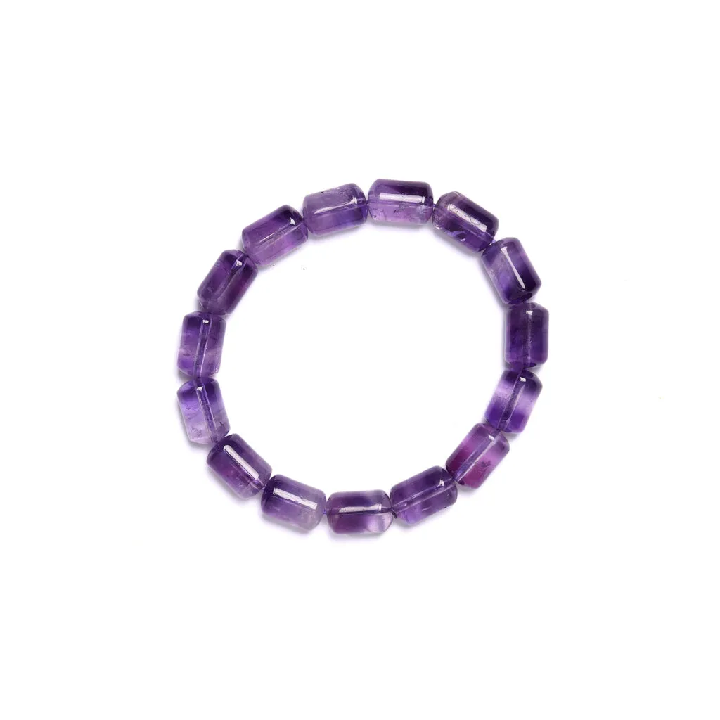Bracciale elastico in Ametista