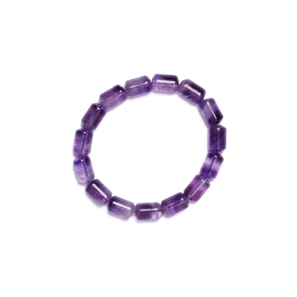 Bracciale elastico in Ametista