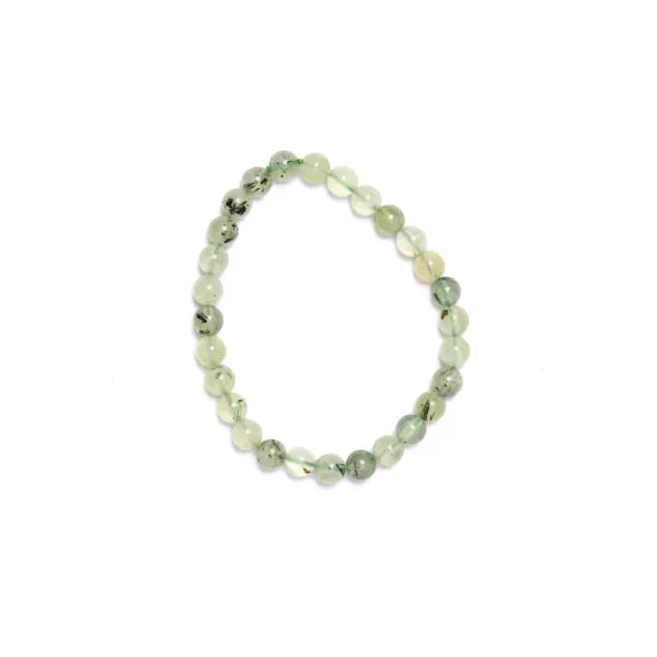 Bracciale Elastico in Prehnite a sfera