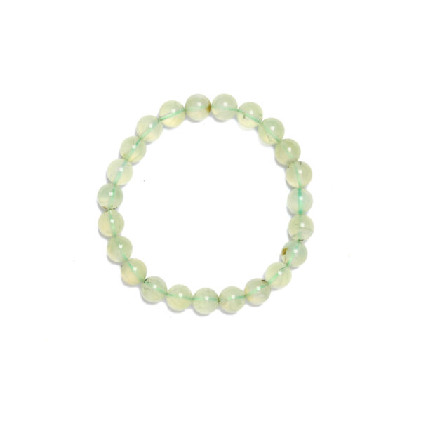 Bracciale Elastico in Prehnite a sfera