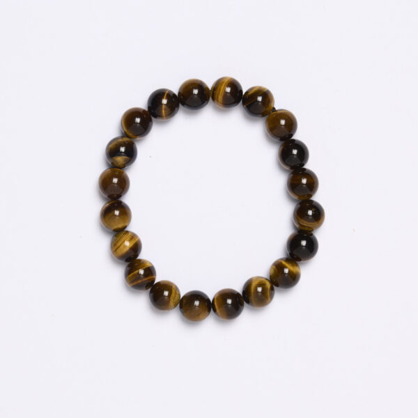 Bracciale Elastico in Occhio di tigre a sfera