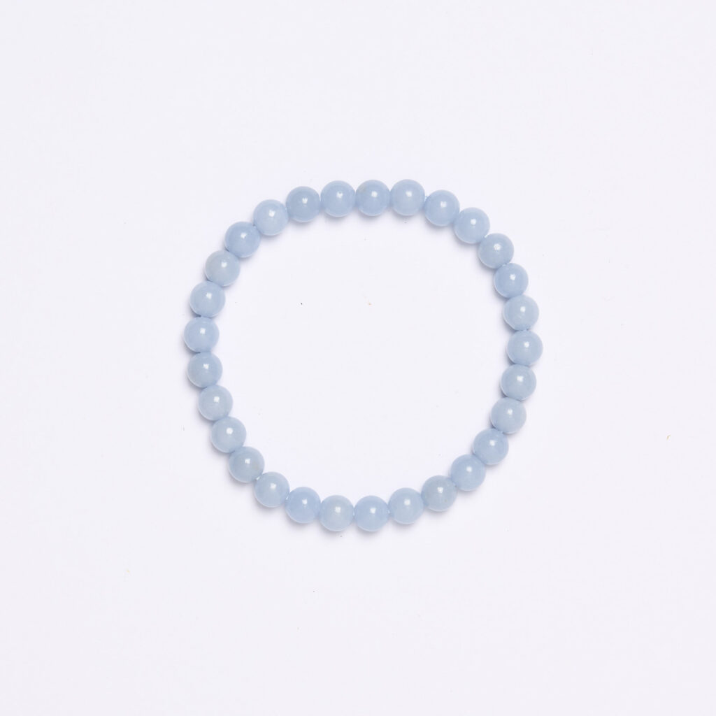 Bracciale elastico in Angelite