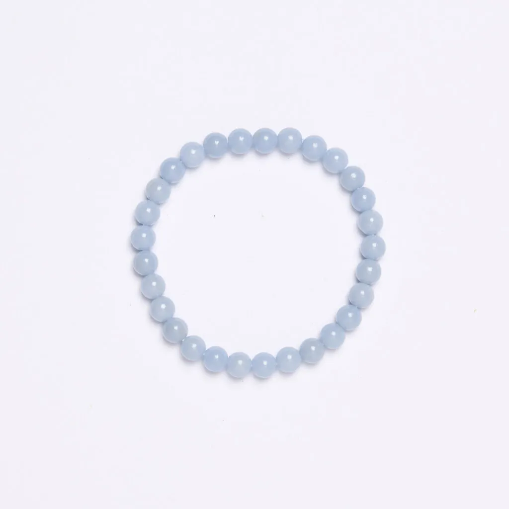 Bracciale elastico in Angelite