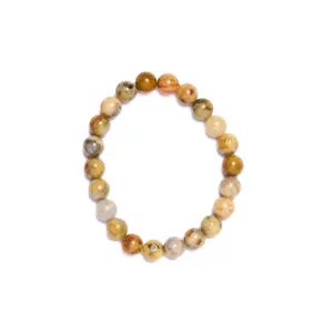 Bracciale Elastico in Agata Crazy Lace