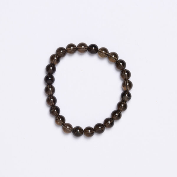 Bracciale elastico in Quarzo Fumé