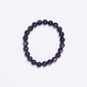 Bracciale Elastico a sfera in Ametista