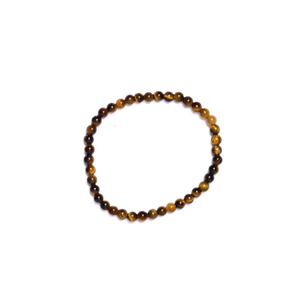 Bracciale elastico in Occhio di Tigre