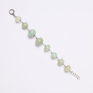 Bracciale rilegato in Acquamarina sfaccettata