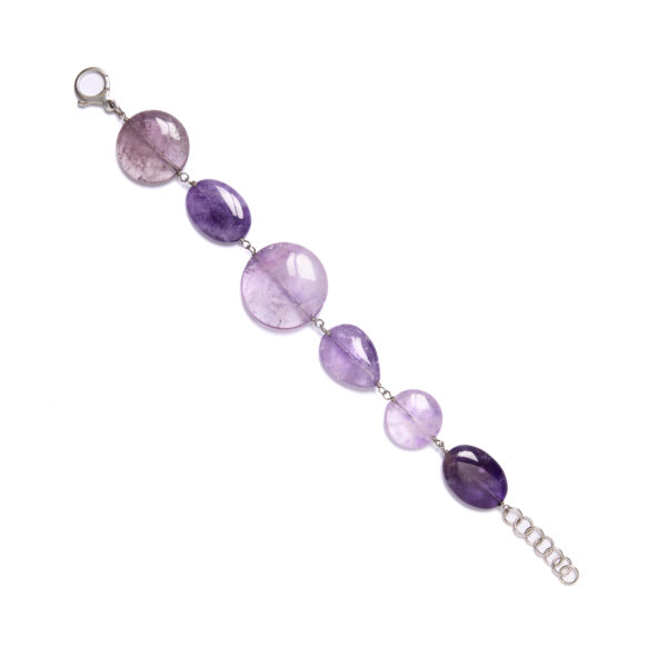 Bracciale rilegato in Ametista