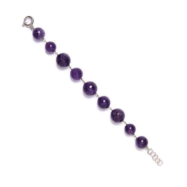 Bracciale rilegato in Ametista