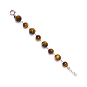 Bracciale rilegato in Occhio di Tigre