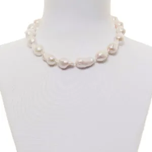 Collana corta in Perle barocche