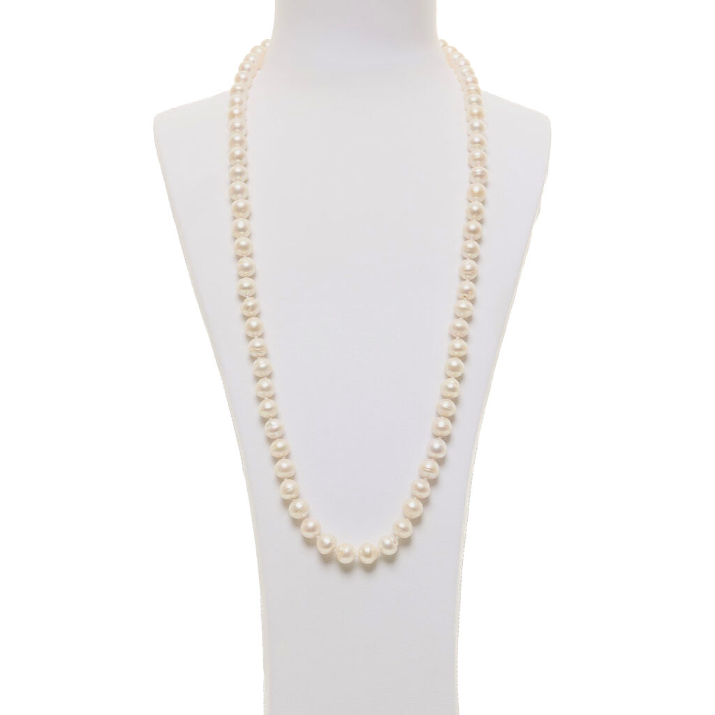 Collana in Perle di Fiume ed Argento